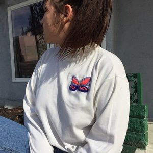 Butterfly turtleneck